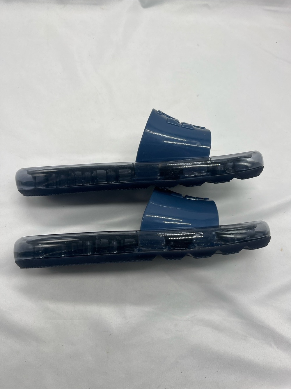 Tory Burch Blue Bubble Jelly Slides Sandals - Picture 5 of 7